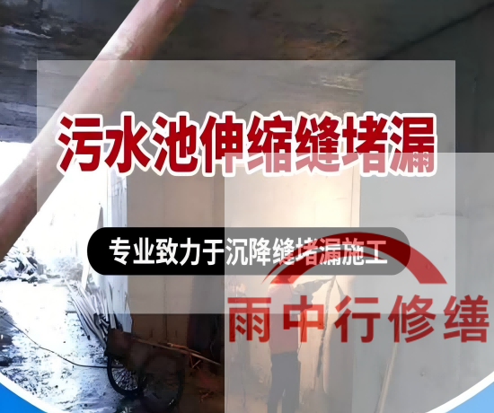 杭州某污水处理厂钢筋混凝土池堵漏案例